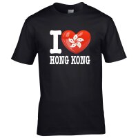Kinder T-Shirt - I LOVE HONG KONG