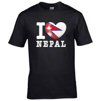 Kinder T-Shirt - I LOVE NEPAL