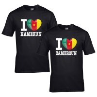 Kinder T-Shirt - I LOVE KAMERUN