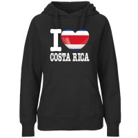 Damen Hoodie - I LOVE COSTA RICA