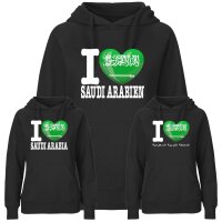 Damen Hoodie - I LOVE SAUDI ARABIEN