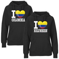 Damen Hoodie - I LOVE KOLUMBIEN
