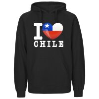 Herren Hoodie - I LOVE CHILE