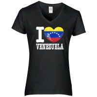 Damen T-Shirt - I LOVE VENEZUELA