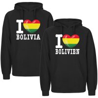 Kinder Hoodie - I LOVE BOLIVIEN