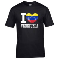 Herren T-Shirt - I LOVE VENEZUELA