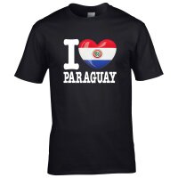Kinder T-Shirt - I LOVE PARAGUAY