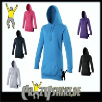JUST HOODS "Girlie Longline Hoodie"