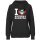 Damen Hoodie - I LOVE ANTIGUA und BARBUDA