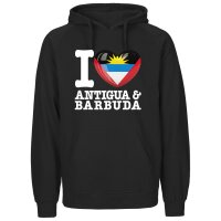 Kinder Hoodie - I LOVE ANTIGUA und BARBUDA