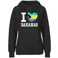 Damen Hoodie - I LOVE BAHAMAS