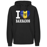 Kinder Hoodie - I LOVE BARBADOS