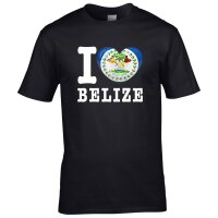 Herren T-Shirt - I LOVE BELIZE