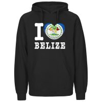 Herren Hoodie - I LOVE BELIZE