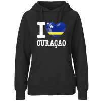 Damen Hoodie - I LOVE CURACAO
