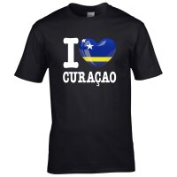 Herren T-Shirt - I LOVE CURACAO