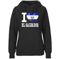 Damen Hoodie - I LOVE EL SALVADOR