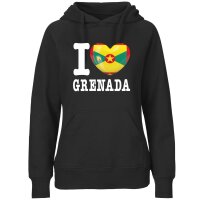 Damen Hoodie - I LOVE GRENADA