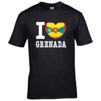 Herren T-Shirt - I LOVE GRENADA