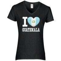 Damen T-Shirt - I LOVE GUATEMALA