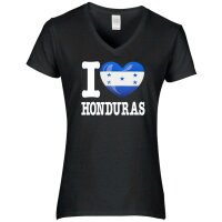 Damen T-Shirt - I LOVE HONDURAS