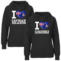 Damen Hoodie - I LOVE KAIMANINSELN