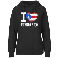 Damen Hoodie - I LOVE PUERTO RICO