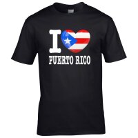Herren T-Shirt - I LOVE PUERTO RICO