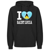 Herren Hoodie - I LOVE SAINT LUCIA