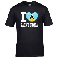 Kinder T-Shirt - I LOVE SAINT LUCIA