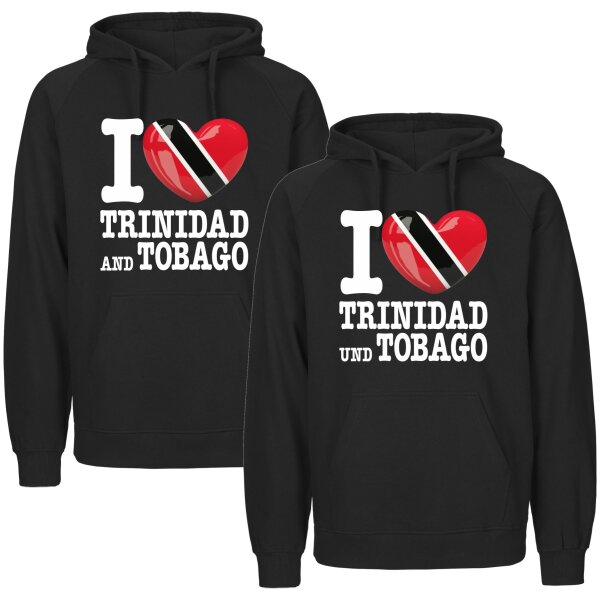 Herren Hoodie - I LOVE TRINIDAD und TOBAGO