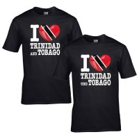 Herren T-Shirt - I LOVE TRINIDAD und TOBAGO