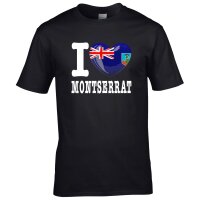 Kinder T-Shirt - I LOVE MONTSERRAT