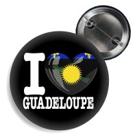 Button - I LOVE GUADELOUPE -