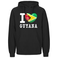 Herren Hoodie - I LOVE GUYANA