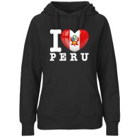 Damen Hoodie - I LOVE PERU