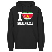 Herren Hoodie - I LOVE SURINAME