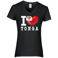 Damen T-Shirt - I LOVE TONGA