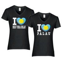 Damen T-Shirt - I LOVE PALAU