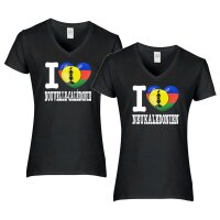 Damen T-Shirt - I LOVE NEUKALEDONIEN