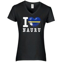 Damen T-Shirt - I LOVE NAURU