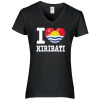 Damen T-Shirt - I LOVE KIRIBATI