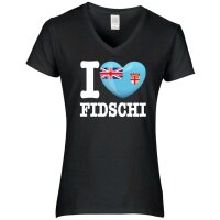 Damen T-Shirt - I LOVE FIDSCHI