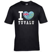 Herren T-Shirt - I LOVE TUVALU
