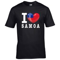 Herren T-Shirt - I LOVE SAMOA