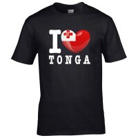 Kinder T-Shirt - I LOVE TONGA