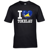 Kinder T-Shirt - I LOVE TOKELAU