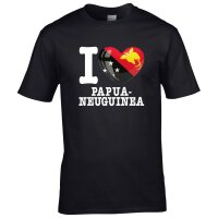 Kinder T-Shirt - I LOVE PAPUA NEUGUINEA