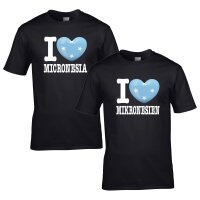 Kinder T-Shirt - I LOVE MIKRONESIEN