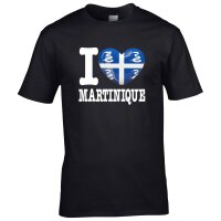 Kinder T-Shirt - I LOVE MARTINIQUE